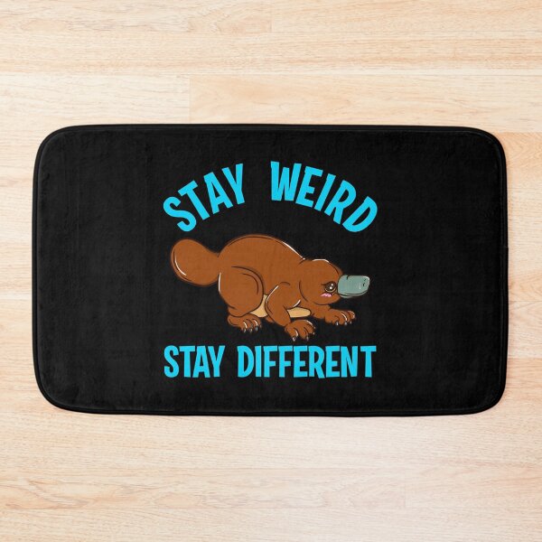 Item preview, Stay Weird Stay Different Platypus Animal Pun designed and sold by perfectpresents.
