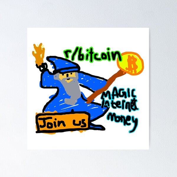 Item preview, Bitcoin - Magic Internet Money designed and sold by freelobster.
