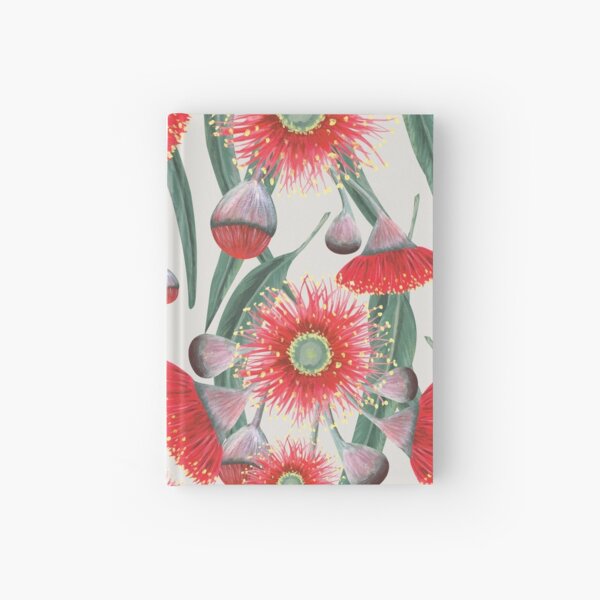 Gum Flowers and Leaves Hardcover Journal