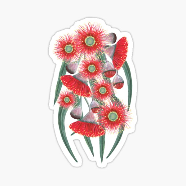 Vista previa del artículo con la obra «Flores y hojas de goma», diseñado y vendido por Anne-Marie Bloor.