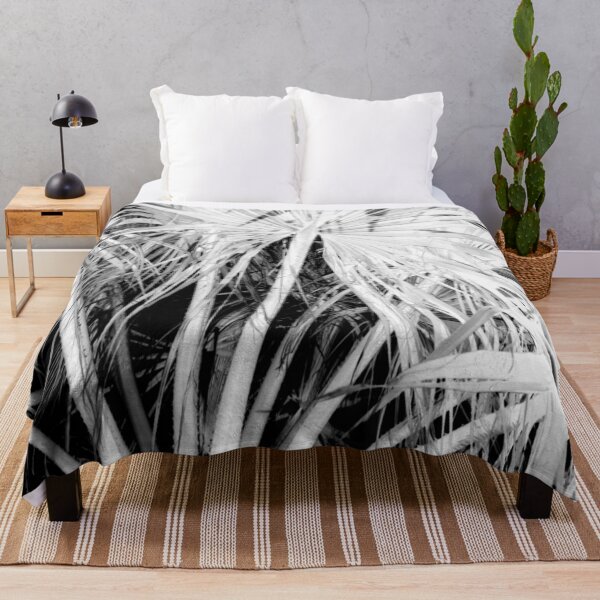 Item preview, Palm Trees Tropical Vibes White Silhouette Negative Photography designed and sold by taiche.