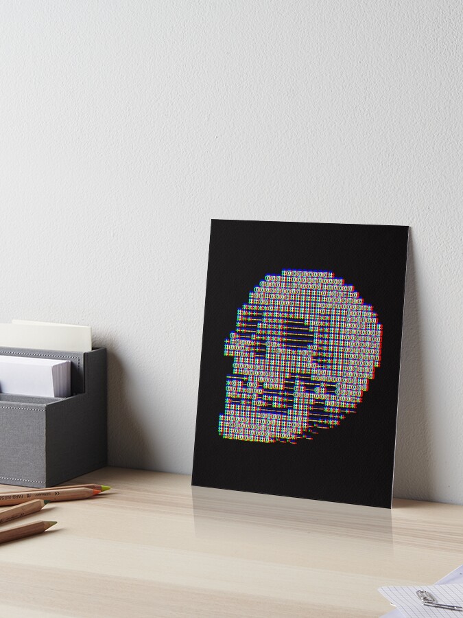 Thumbnail 1 of 2, Art Board Print, Skeleton Code designed and sold by savesarah.