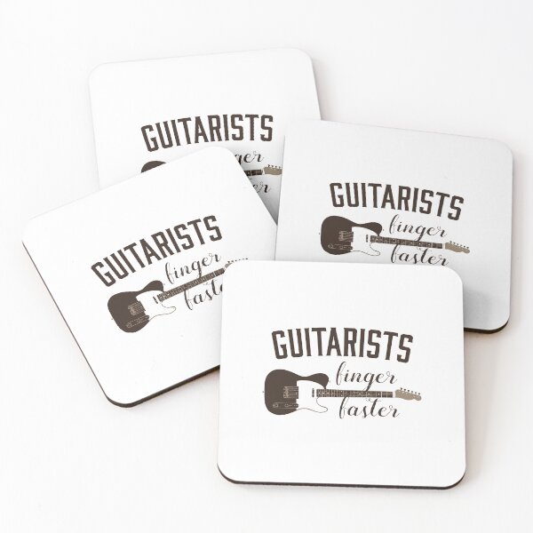 Item preview, Guitarists Finger Faster Musician Funny Guitar Pun designed and sold by perfectpresents.