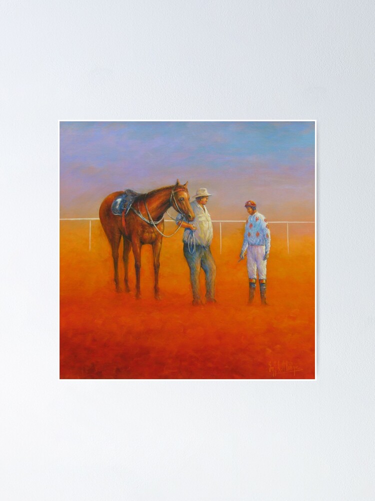 Alternate view of The Jockey's Instructions, Birdsville Poster