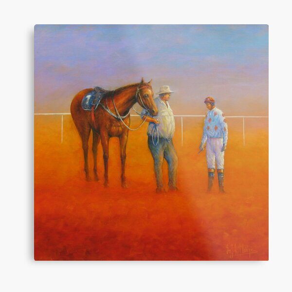 The Jockey's Instructions, Birdsville Metal Print