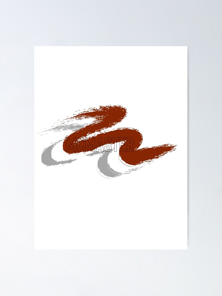 "McMaster University Logo" Poster for Sale by queenkathryne Redbubble