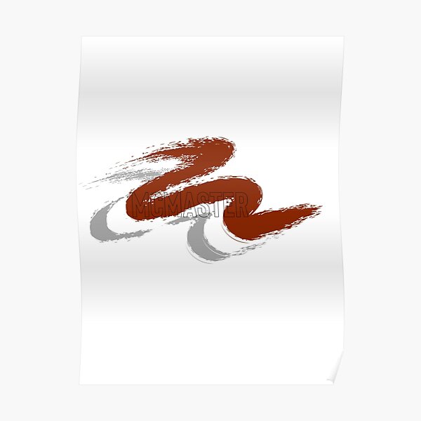 "McMaster University Logo" Poster for Sale by queenkathryne Redbubble