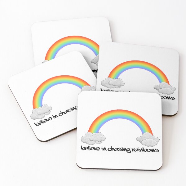 Item preview, Positivity Motivational Statement - Believe in Chasing Rainbows designed and sold by talgursmusthave.