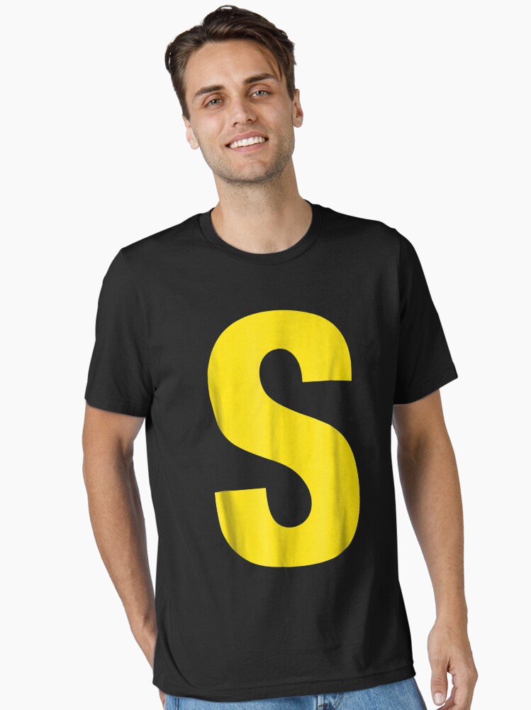 Name Letter S-Simon Chipmunk Halloween Costume Christmas T-Shirt