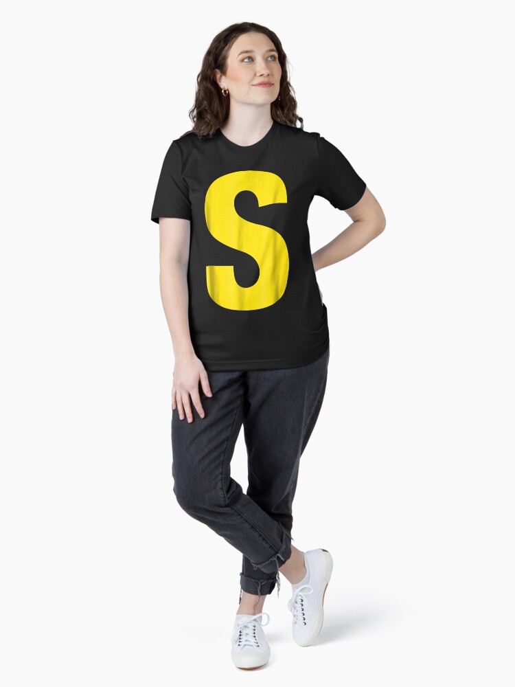 Name Letter S-Simon Chipmunk Halloween Costume Christmas T-Shirt