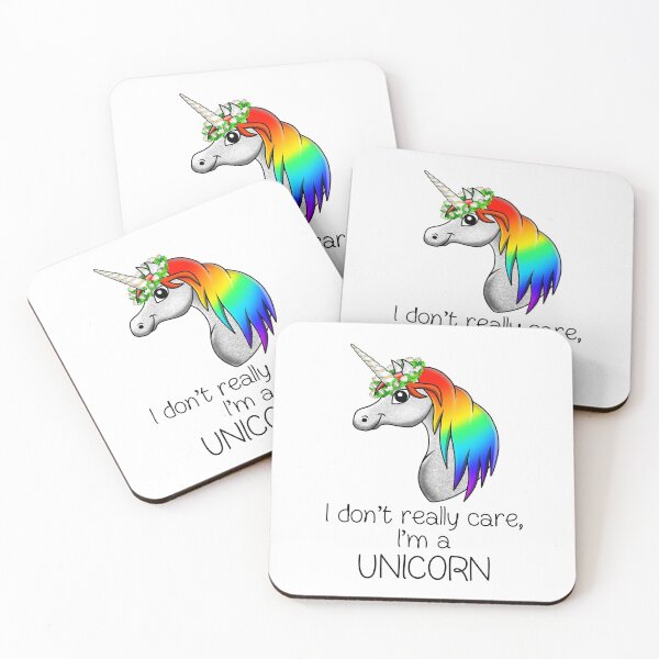 Item preview, Pride humor Statement - I Dont Really Care, Im a Unicorn designed and sold by talgursmusthave.