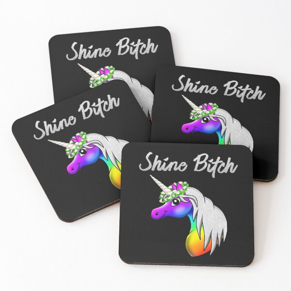 Item preview, Rainbow Unicorn Statement  - Shine Bitch! designed and sold by talgursmusthave.