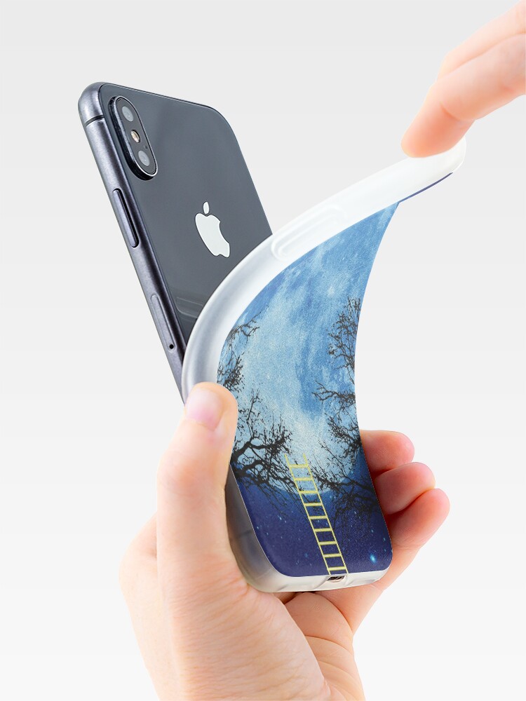 Alternate view of A Ladder to the Moon iPhone Case