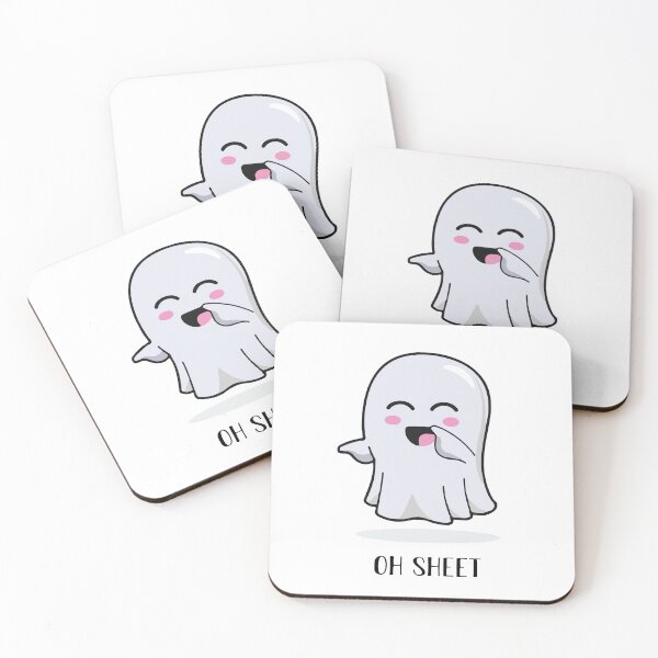 Item preview, Cute Ghost Oh Sheet  designed and sold by savesarah.