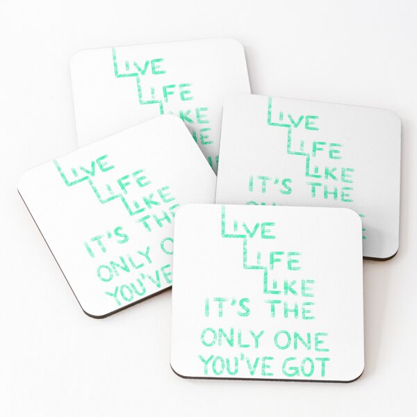 Item preview, Live Life Like It’s The Only One You’ve Got designed and sold by Halkiasarts.