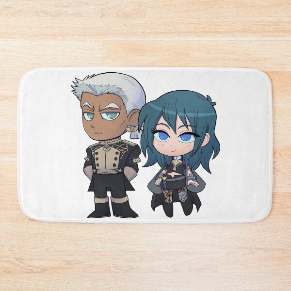 Item preview, Byleth (F!Byleth) and Dedue - Fire Emblem Three Houses - Chibi Cuties designed and sold by kickgirl.
