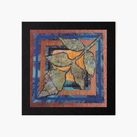 Copper Leaf Art Board Print