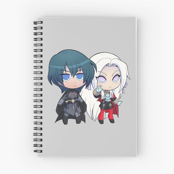 Item preview, Byleth (M!Byleth) and Edelgard - Fire Emblem Three Houses - Chibi Cuties designed and sold by kickgirl.