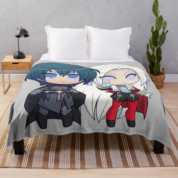 Item preview, Byleth (M!Byleth) and Edelgard - Fire Emblem Three Houses - Chibi Cuties designed and sold by kickgirl.