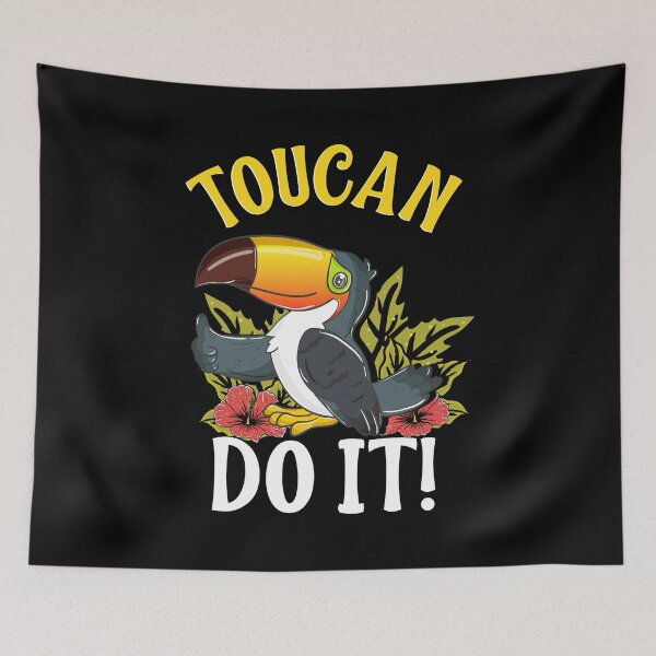 Item preview, Toucan Do It Funny You Can Do It Pun Thumbs Up designed and sold by perfectpresents.