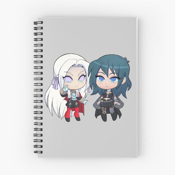 Item preview, Byleth (F!Byleth) and Edelgard - Fire Emblem Three Houses - Chibi Cuties designed and sold by kickgirl.