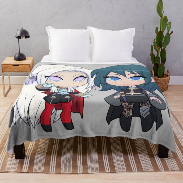 Item preview, Byleth (F!Byleth) and Edelgard - Fire Emblem Three Houses - Chibi Cuties designed and sold by kickgirl.