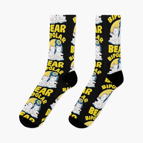 Item preview, Bipolar Bear Polar Bears Emotional Polarity Pun designed and sold by perfectpresents.