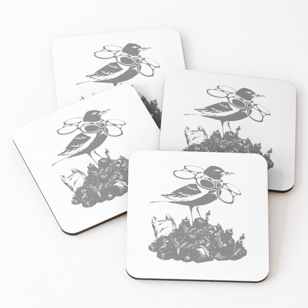 Item preview, Seagulls hate plastic - environmental protection designed and sold by OVMEngemann.