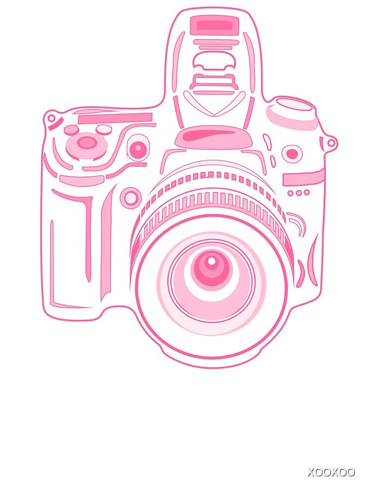 pastel pink camera