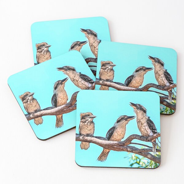 Item preview, Three Kookaburras designed and sold by sandraanderson.