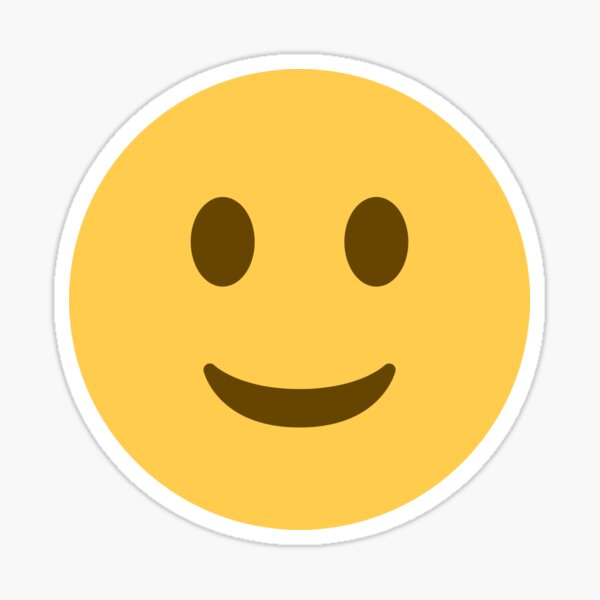 Smiling Face Sticker