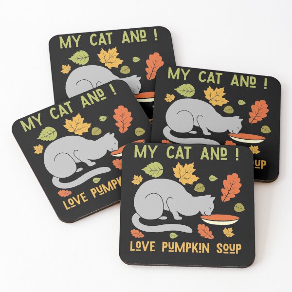 Item preview, Cats love pumpkin soup designed and sold by OVMEngemann.