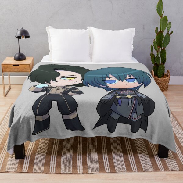 Item preview, Byleth (M!Byleth) and Hubert - Fire Emblem Three Houses - Chibi Cuties designed and sold by kickgirl.