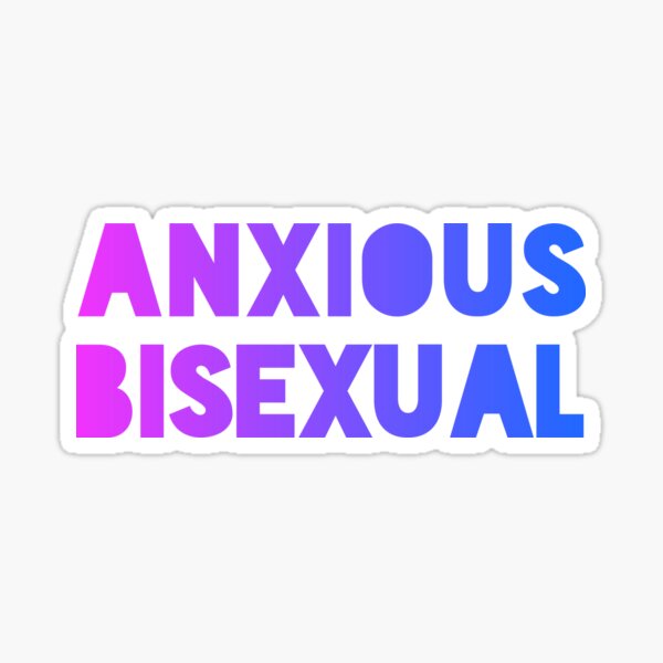 Aperçu de l'œuvre Bisexuel Anxieux créée et vendue par KNEI.