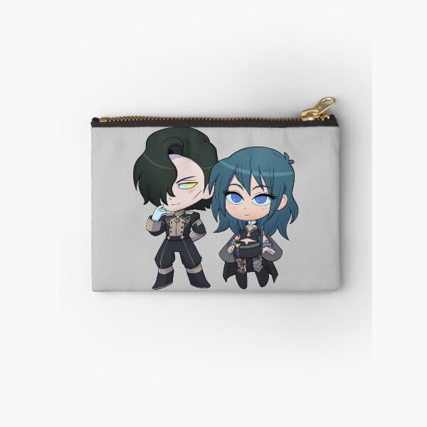 Item preview, Byleth (F!Byleth) and Hubert - Fire Emblem Three Houses - Chibi Cuties designed and sold by kickgirl.
