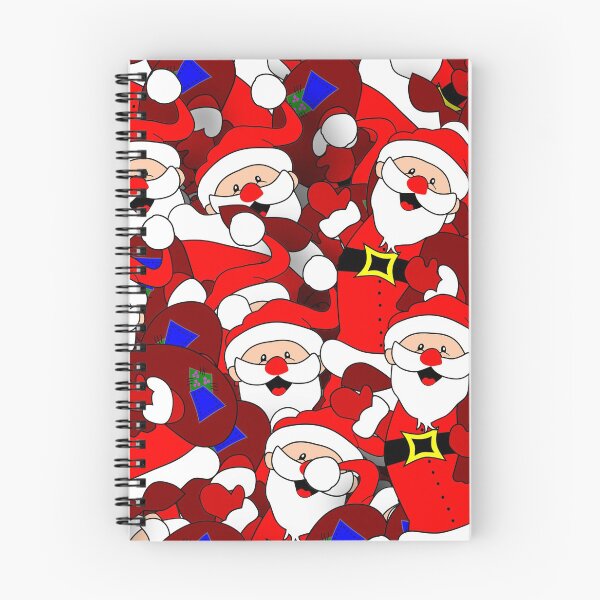 Item preview, Happy Santa Christmas Pattern designed and sold by PODLizardWizard.