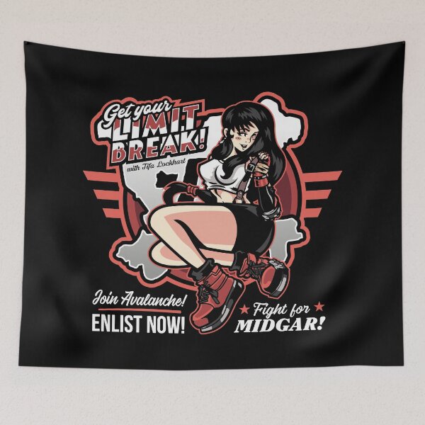 Item preview, Get your Limit Break with Tifa designed and sold by DemonigoteCamis.