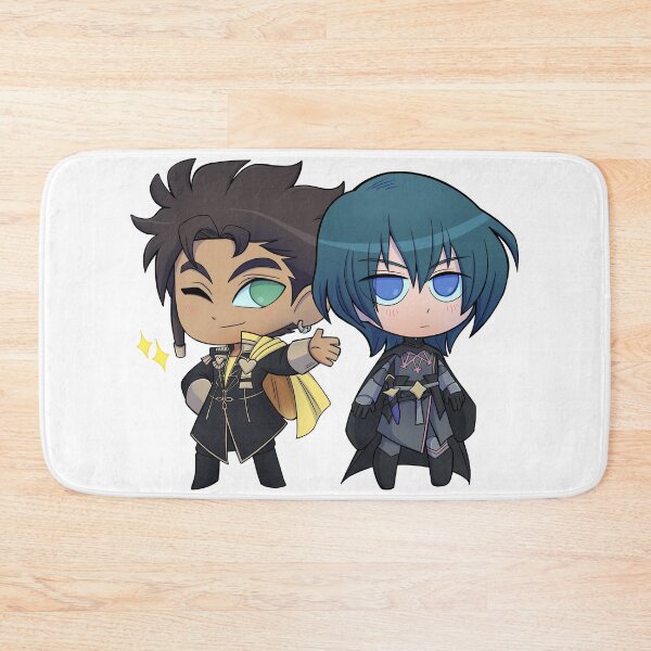 Item preview, Byleth (M!Byleth) and Claude - Fire Emblem Three Houses - Chibi Cuties designed and sold by kickgirl.