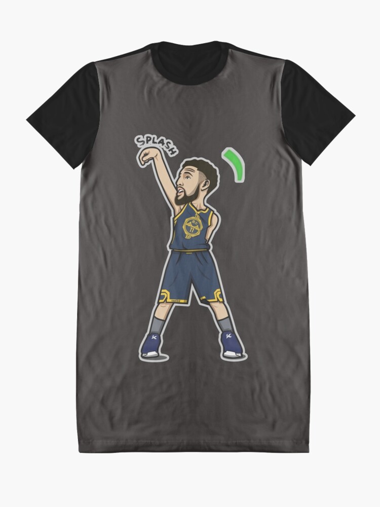 Klay Thompson Cartoon Style Graphic T-Shirt Dress for Sale by rayd3rd