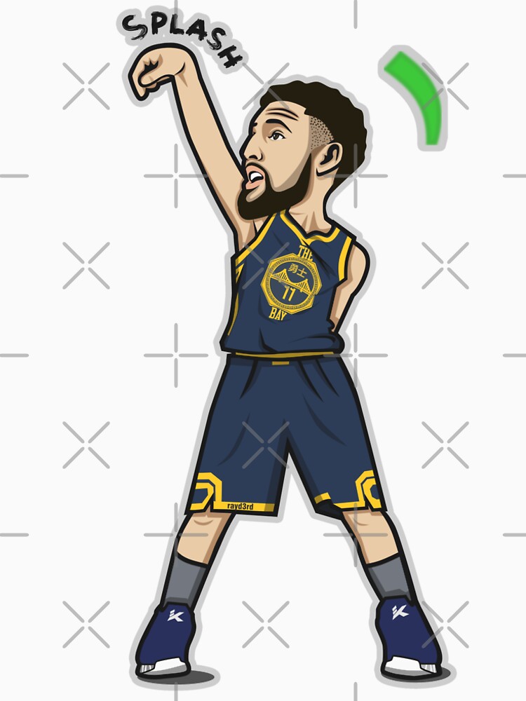 "Klay Thompson Cartoon Style" T-shirt by rayd3rd | Redbubble