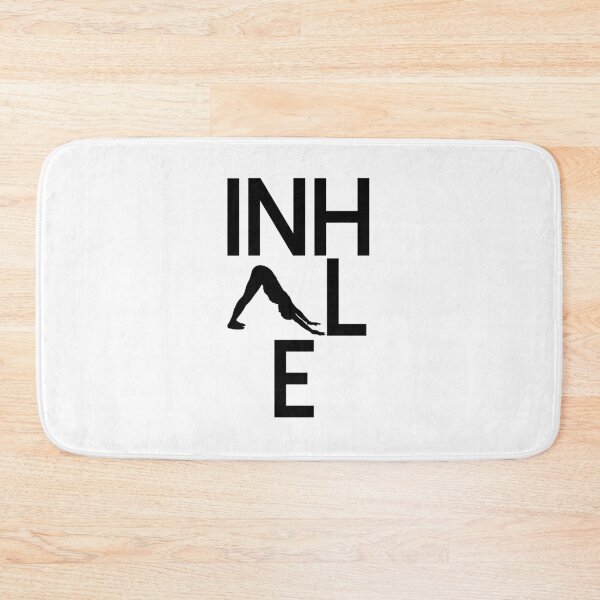 Item preview, Yoga inhale pose scripture saying designed and sold by KleinJenny.