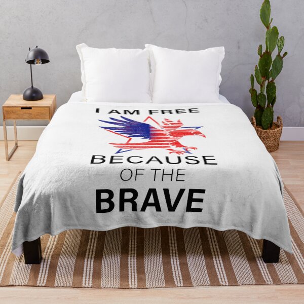 Item preview, I Am Free Because Of The Brave designed and sold by teegear.