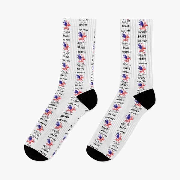 Item preview, I Am Free Because Of The Brave designed and sold by teegear.