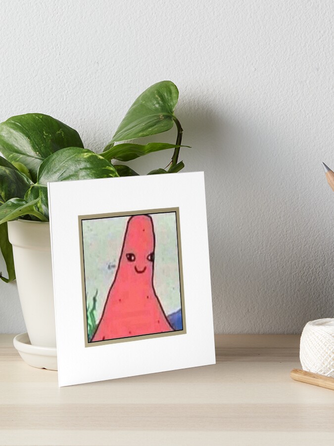 Patrick Star Meme Art Board Print for Sale by jimothymcgarvy