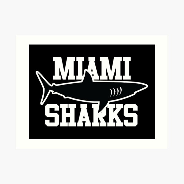 Miami Sharks (Any Given Sunday) Poster 12x18