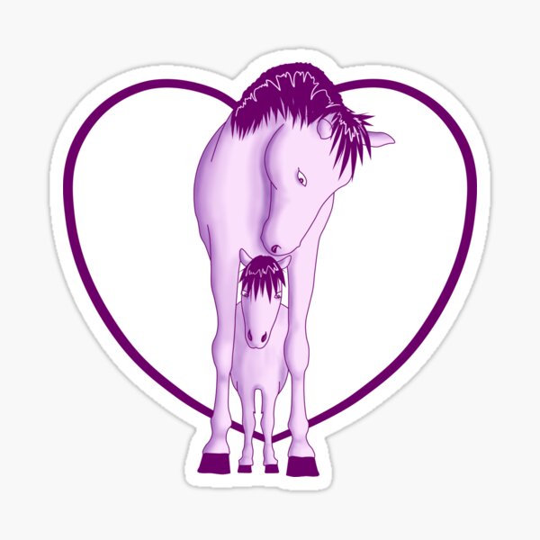Item preview, Horse Pony Foal Mare Rider Comic Gift designed and sold by Weilichesmag.