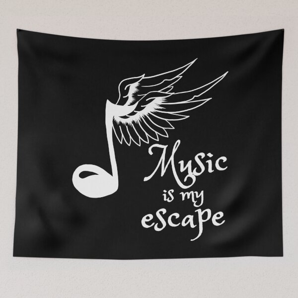 Item preview, Nice touch with wings music saying gift designed and sold by Weilichesmag.