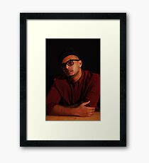 Abstract retro Framed Print