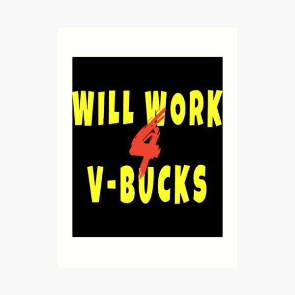 vbucks prints redbubble loot gamer buying