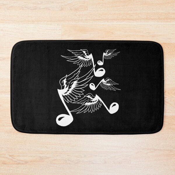 Item preview, Dancing musical notes with wings music symbol gift designed and sold by Weilichesmag.